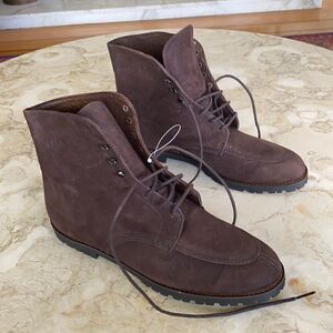 NEW! Eddie Bauer Made in USA Leather Desert Boots